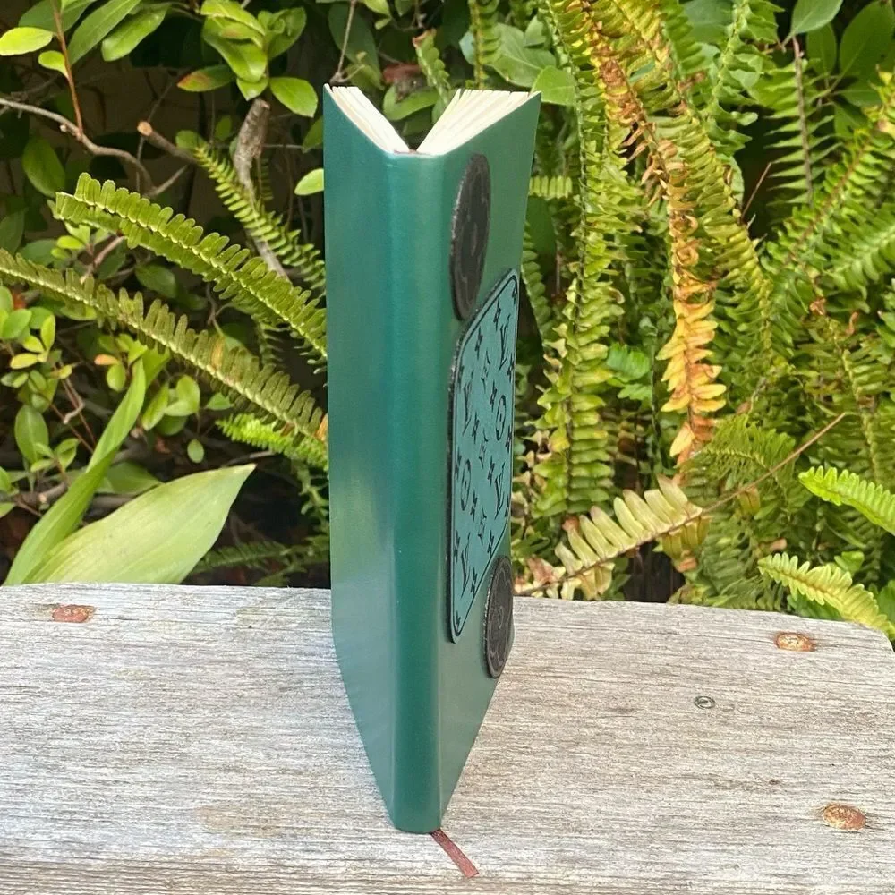 New Handmade Laser Engraved Teal Blue/Green Notebook/Daily Planner